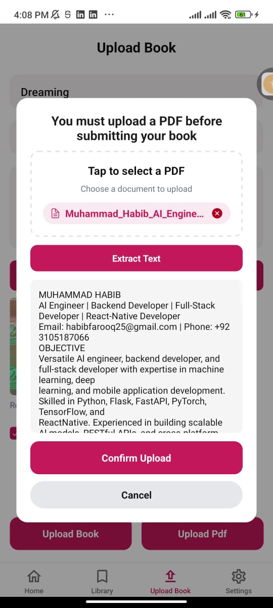 AI Book Summary Generator screen 11